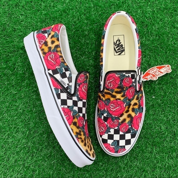 Vans Classic Slip On Rose Checkerboard - Picture 3 of 6